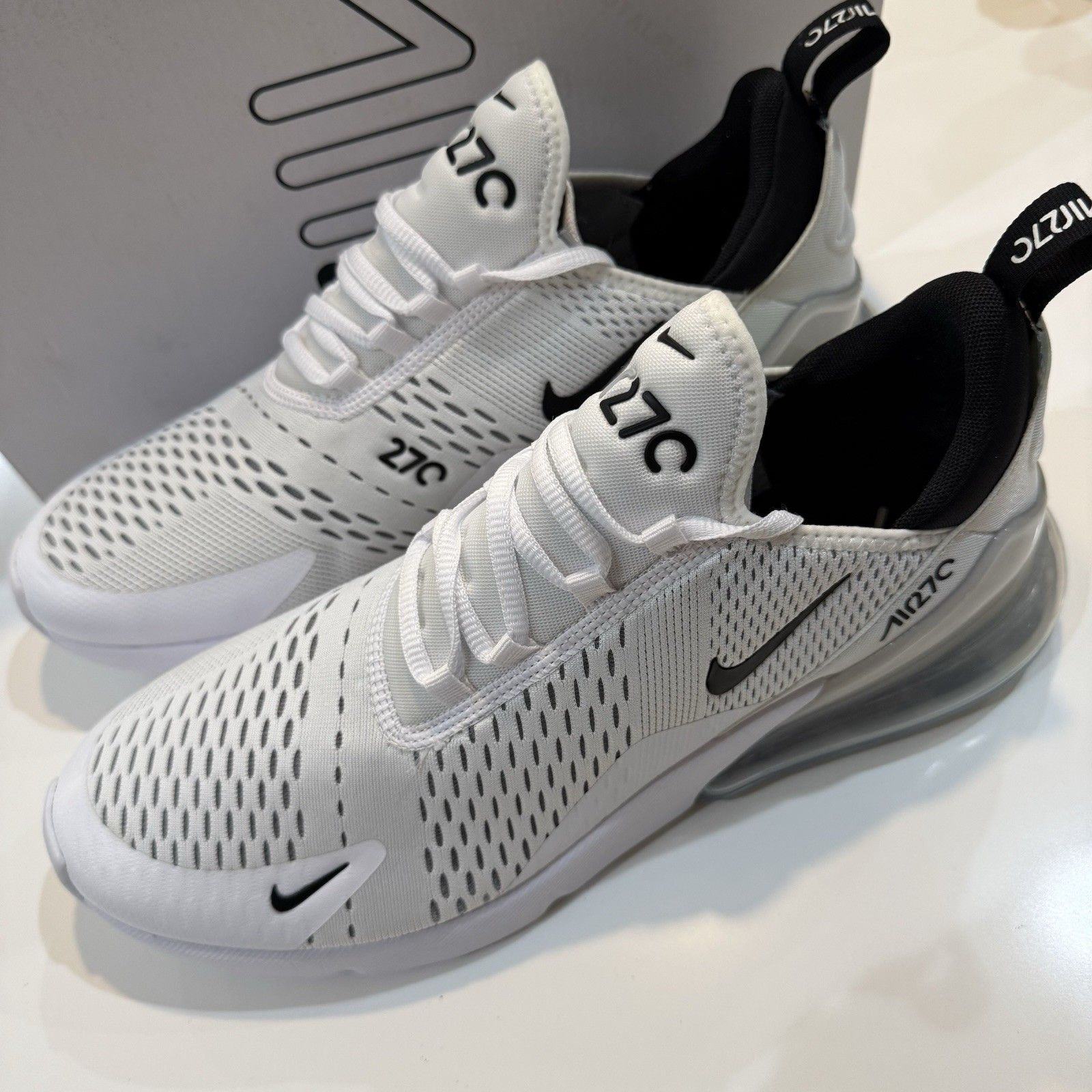 Nike Air Max 270 White Ah8050100 Men Size 10 Brand New